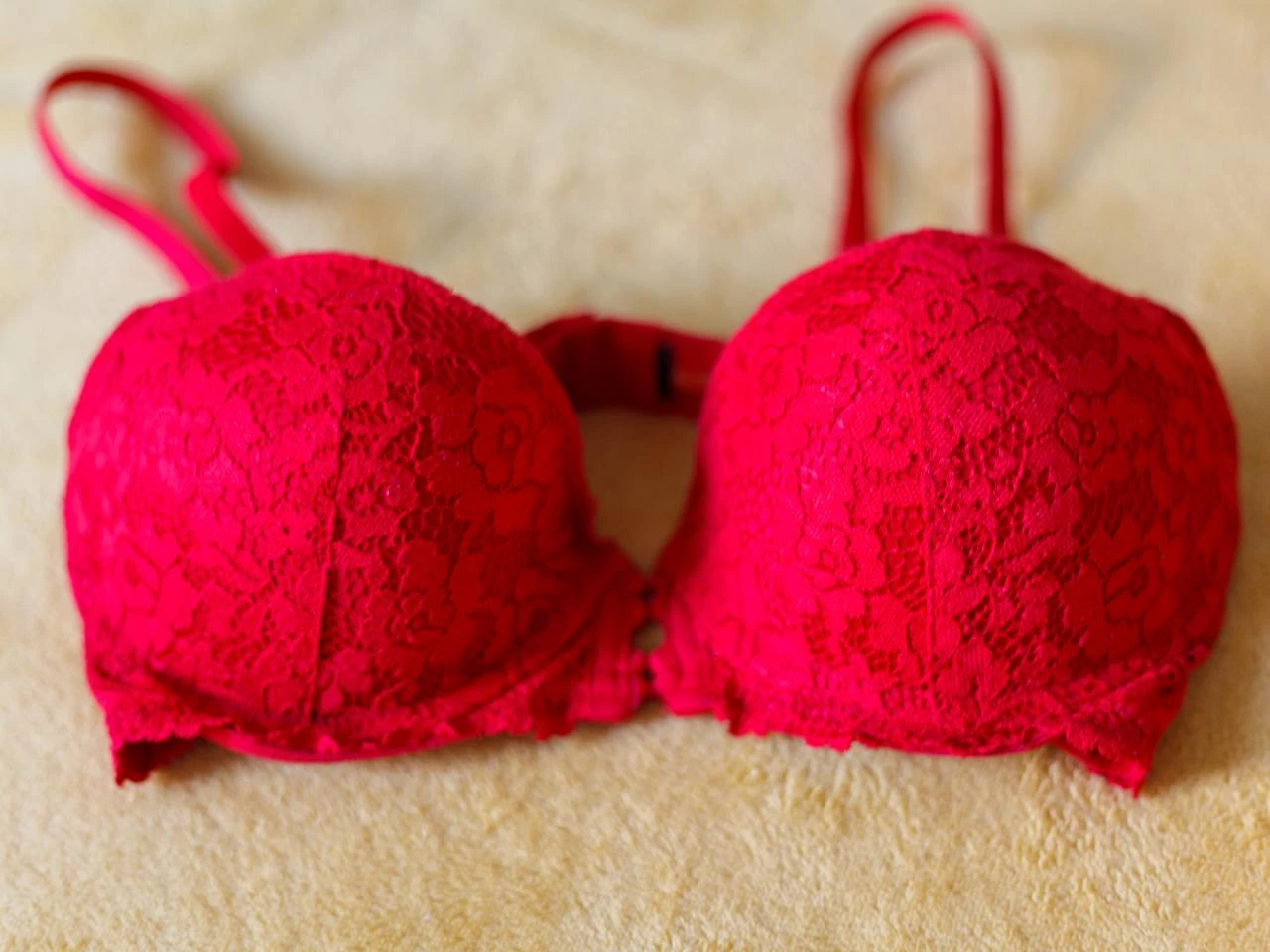 💃 Passion rouge : Ensemble lingerie push-up dentelle Undiz 90B & XS – photo 3